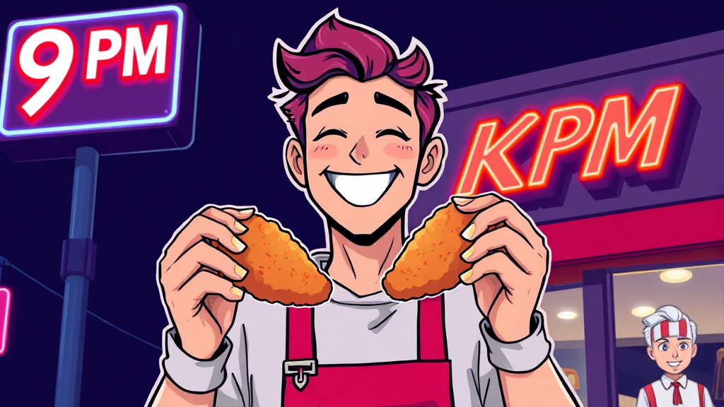 치킨나이트, 왜 인기? (illustration 스타일)