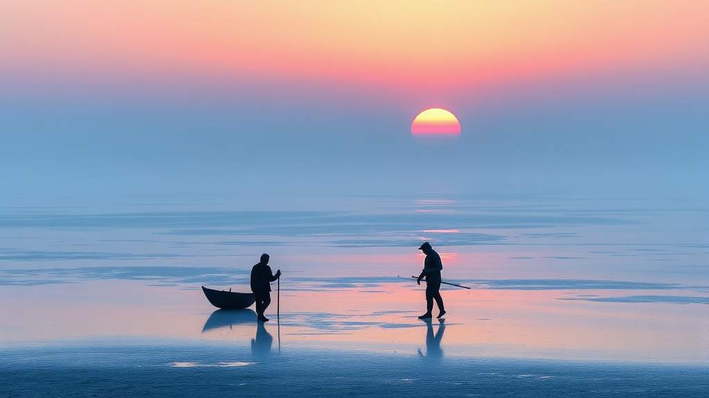 서해안 물때표 완벽 가이드: 낚시, 해루질, 안전까지 A to Z 3 물때표 보는 방법 (watercolor 스타일)