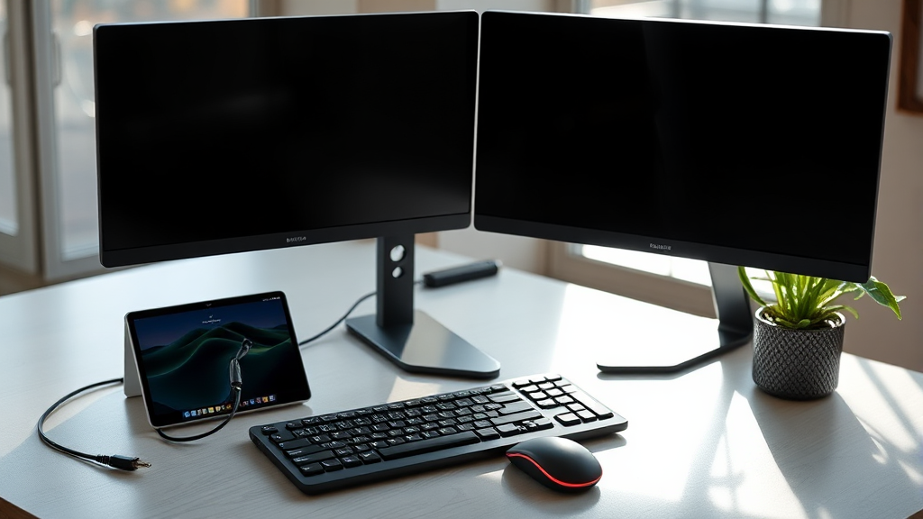 원격 근무 환경 구축 꿀팁 (realistic 스타일)