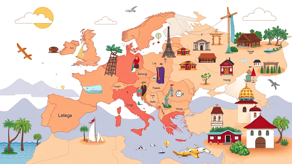 숙소 비용 비교 분석 (illustration 스타일)