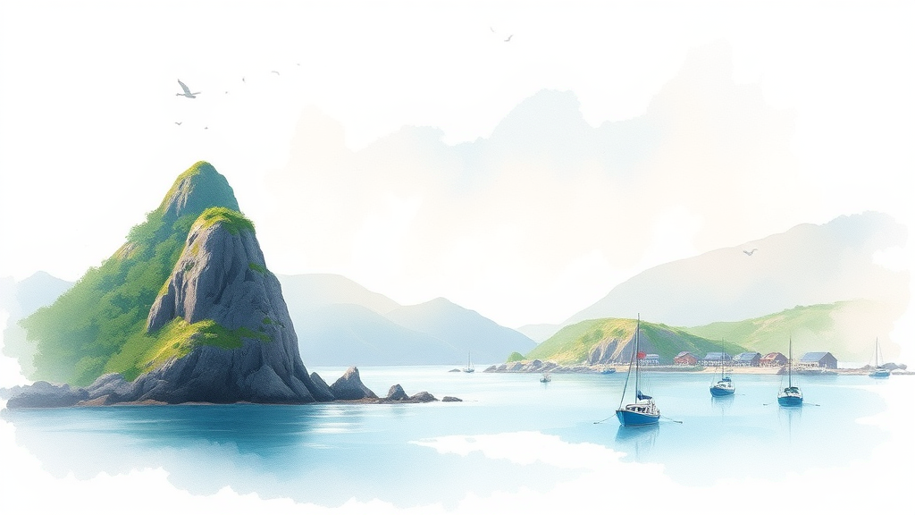 코스 구간별 핵심 정보 (watercolor 스타일)