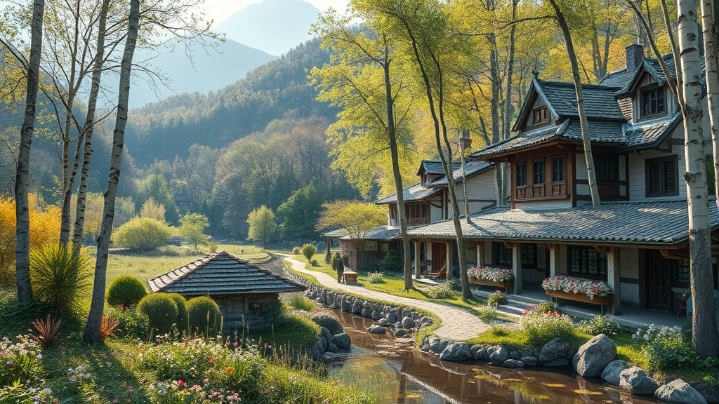 주변 관광지 추천 (realistic 스타일)