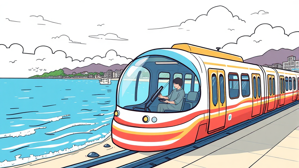 교통 및 편의시설 정보 (cartoon 스타일)