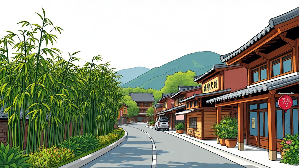 주변 관광 정보 (cartoon 스타일)