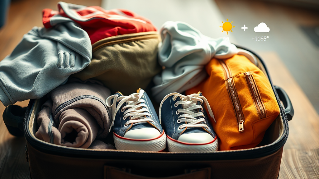 의류 및 신발 체크리스트 (realistic 스타일)