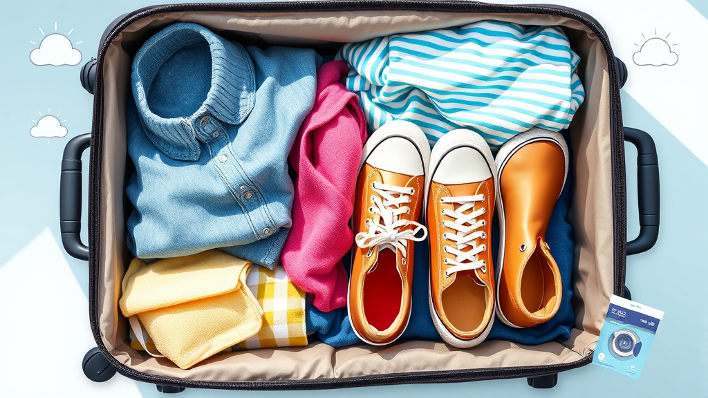 의류 & 신발 똑똑하게 챙기기 (realistic 스타일)