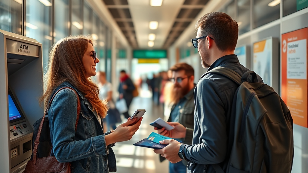 ATM 이용 및 편의성 비교 (realistic 스타일)
