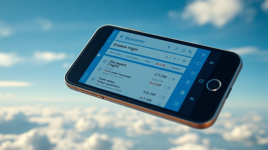 스카이스캐너, 왜 써야 할까? (realistic 스타일)