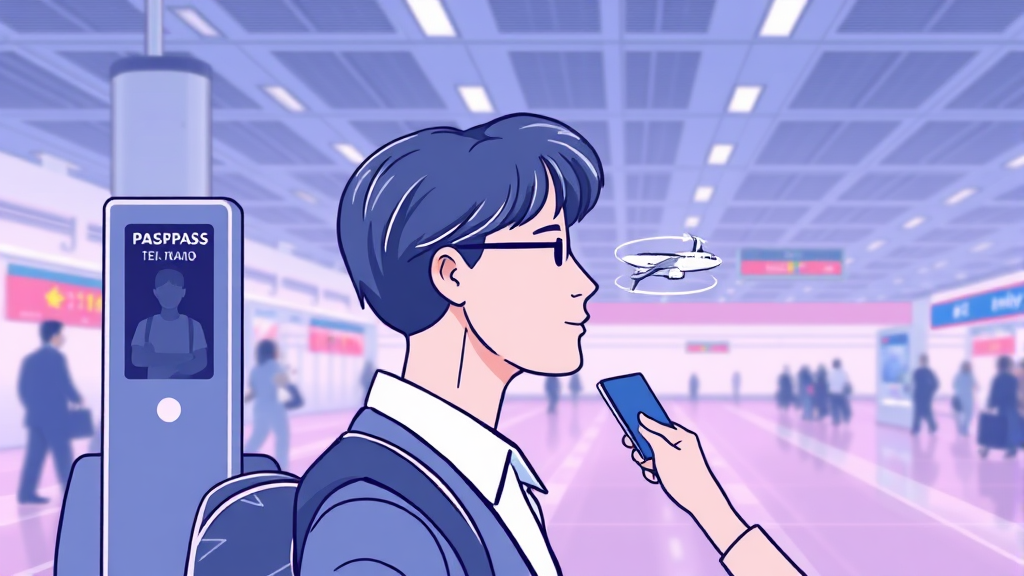 스마트패스, 어떻게 등록하나요? (illustration 스타일)