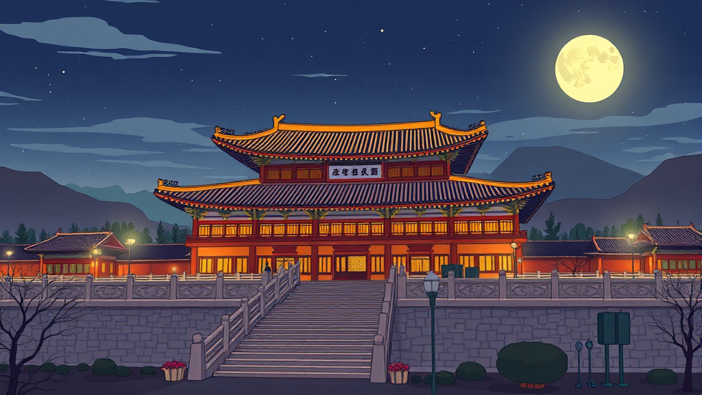 화성행궁 야간개장, 왜 특별할까? (cartoon 스타일)