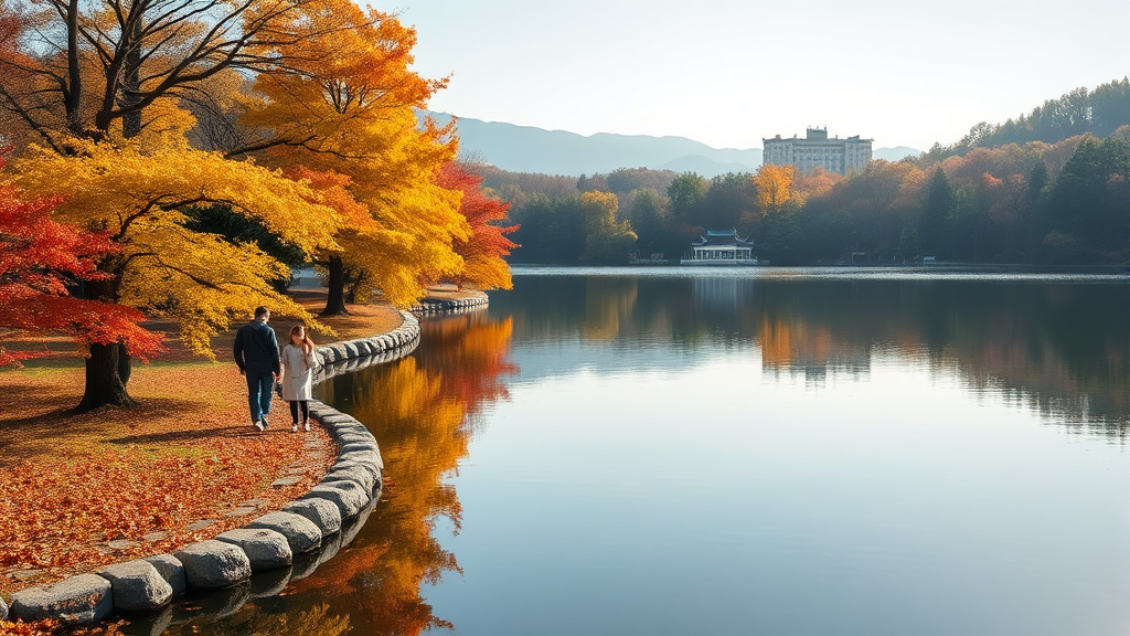 광교호수공원 개요 (realistic 스타일)