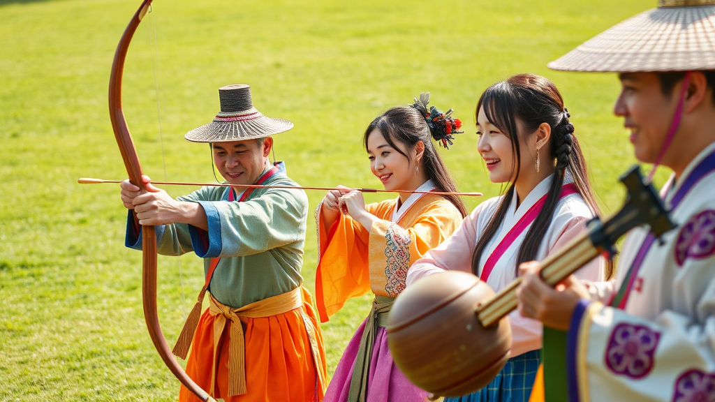 한국민속촌 완전정복: 입장료 할인, 놀이기구, 공연, 먹거리, 꿀팁 총정리 5 전통 체험, 시간 가는 줄 몰라! (realistic 스타일)