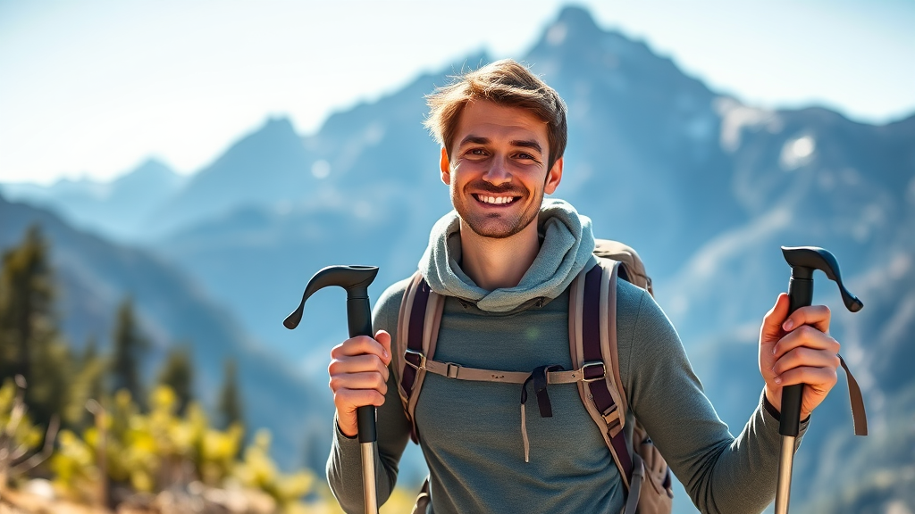 등산 무릎 통증 완벽 가이드: 스틱 사용법, 하산 자세 A to Z 4 지형별 스틱 보행법 (realistic 스타일)