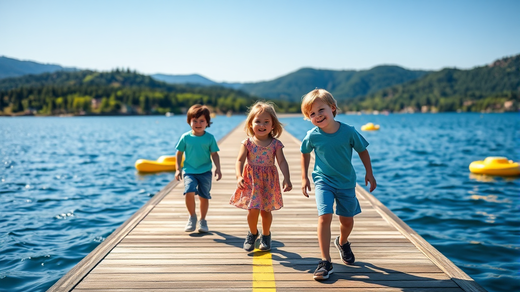 아이와 걷기 좋은 둘레길 코스 (realistic 스타일)