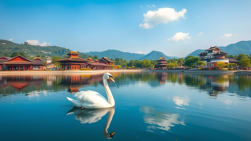 둘레길 주변 맛집 & 편의시설 (realistic 스타일)